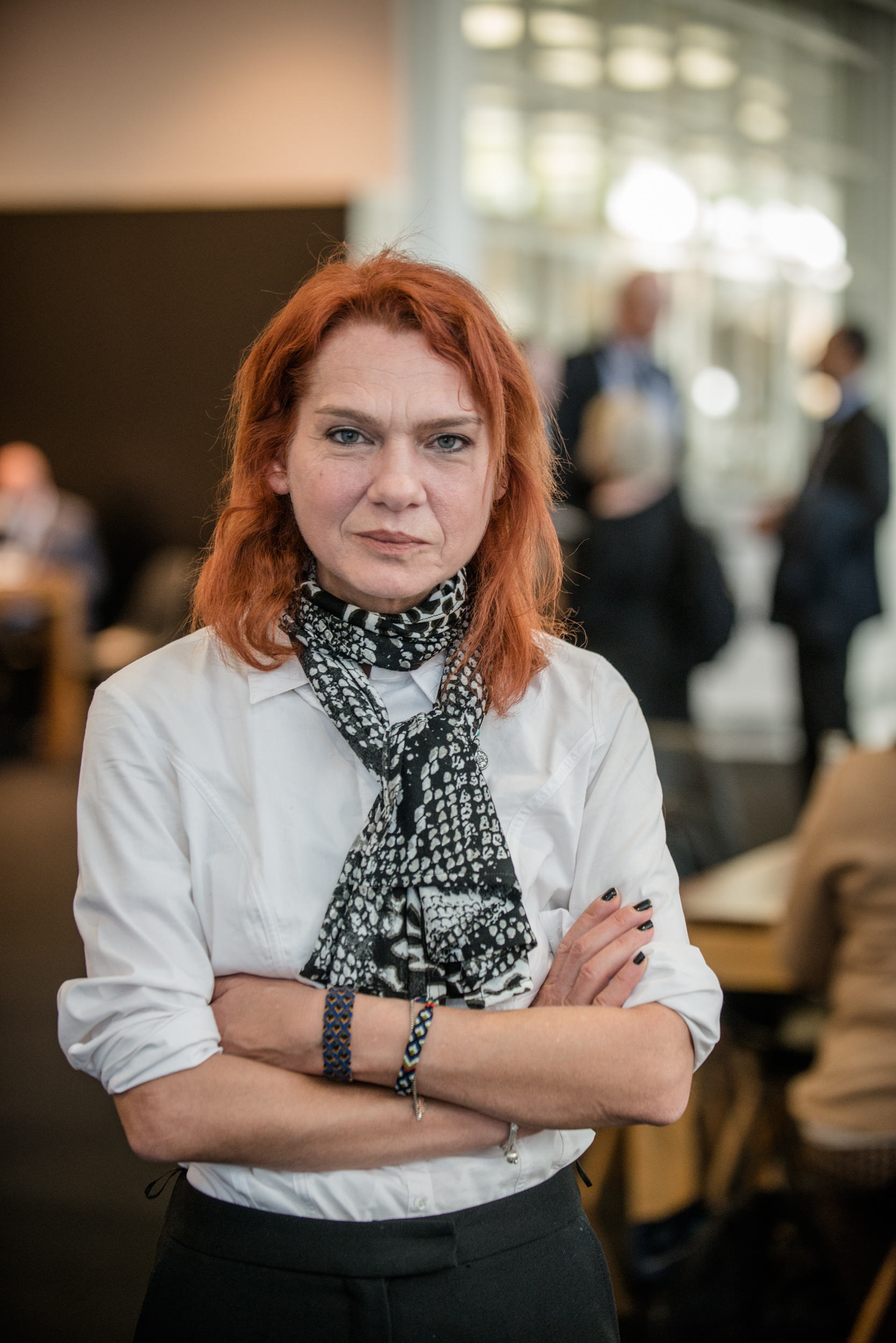 Die türkische Journalistin und Schriftstellerin Aslı Erdoğan. Foto: Bernd Hartung