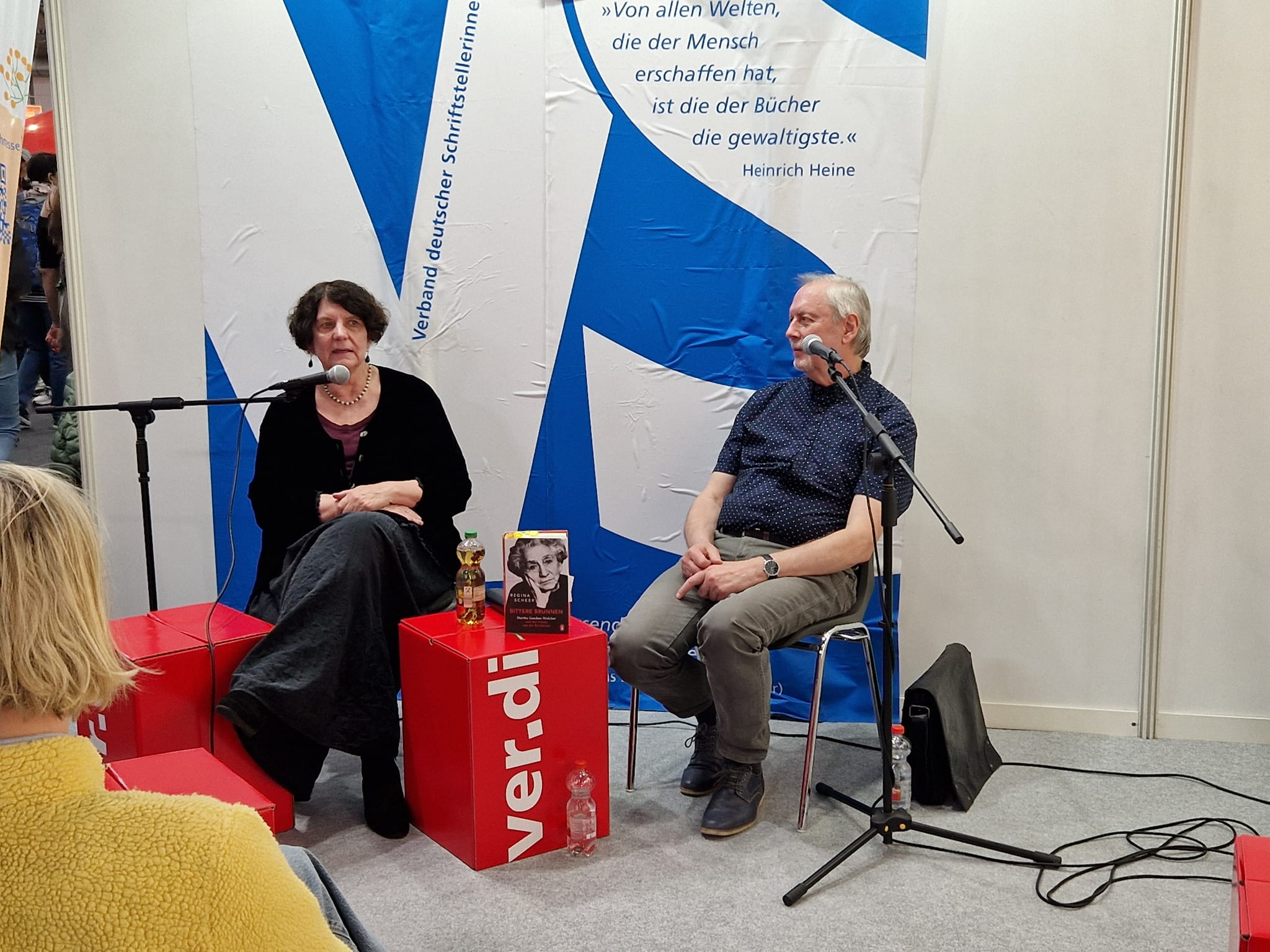 Lesung und Gespräch mit Regina Scheer, Autorin und Preisträgerin der Leipziger Buchmesse, und PEN-Präsidiumsmitglied Ralph Grüneberger